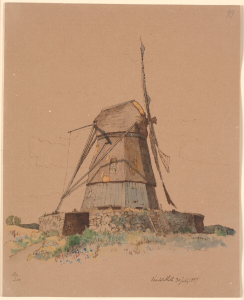 Johan Thomas Lundbye, Vendet Mølle ved Dortheaslyst