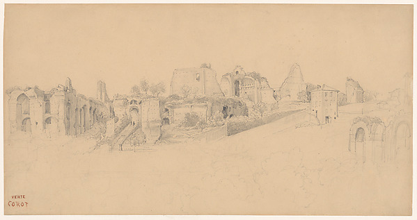 Camille Corot, The Palatine Hill, Rome