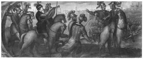 Palma il Giovane, soldiers on horseback