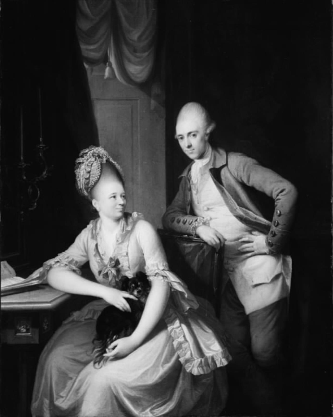 Jens Juel, Oberst Jean-Jacques Gautier og hustru, f. Fabritius