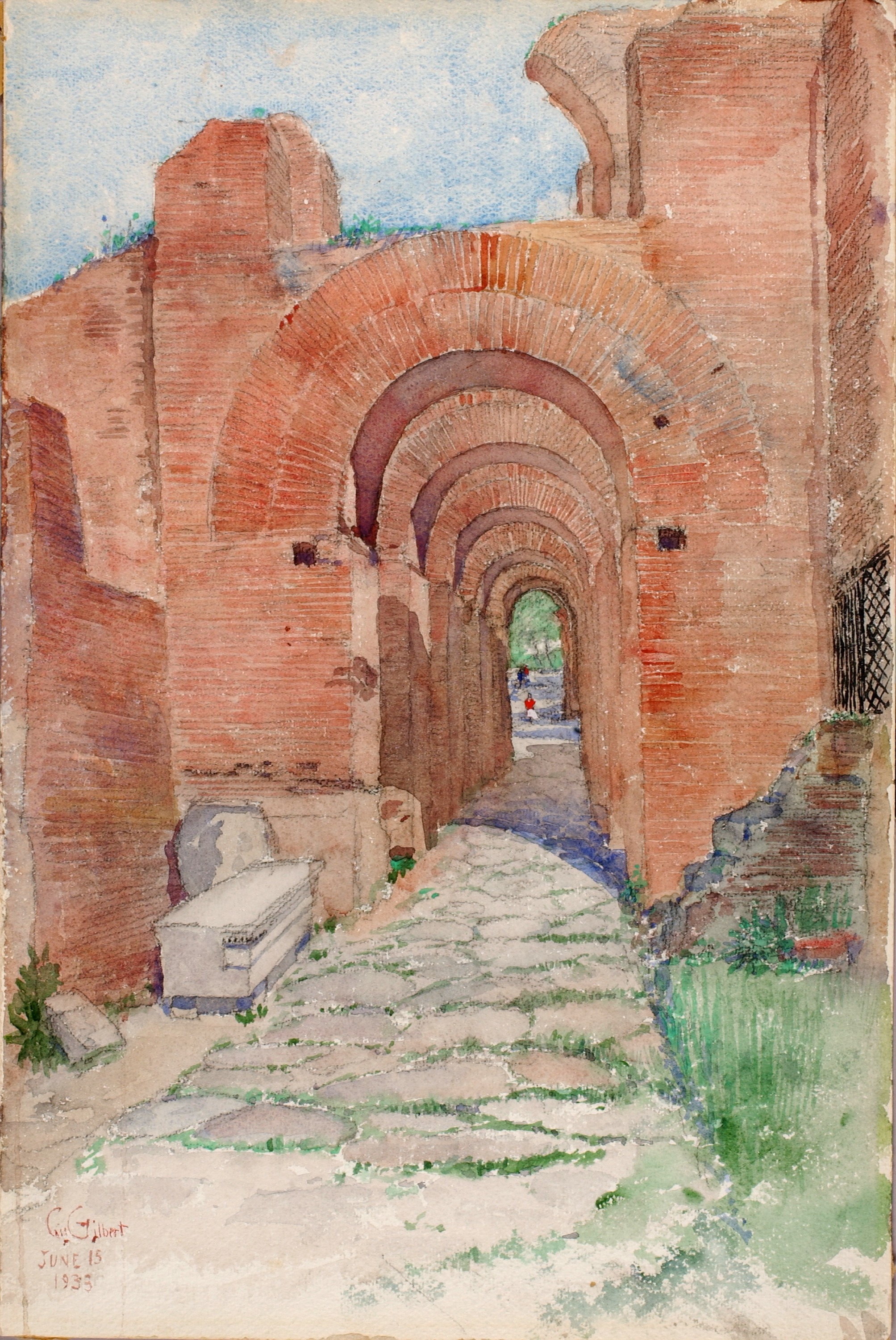 Cass Gilbert, Arches of Palace of Nero