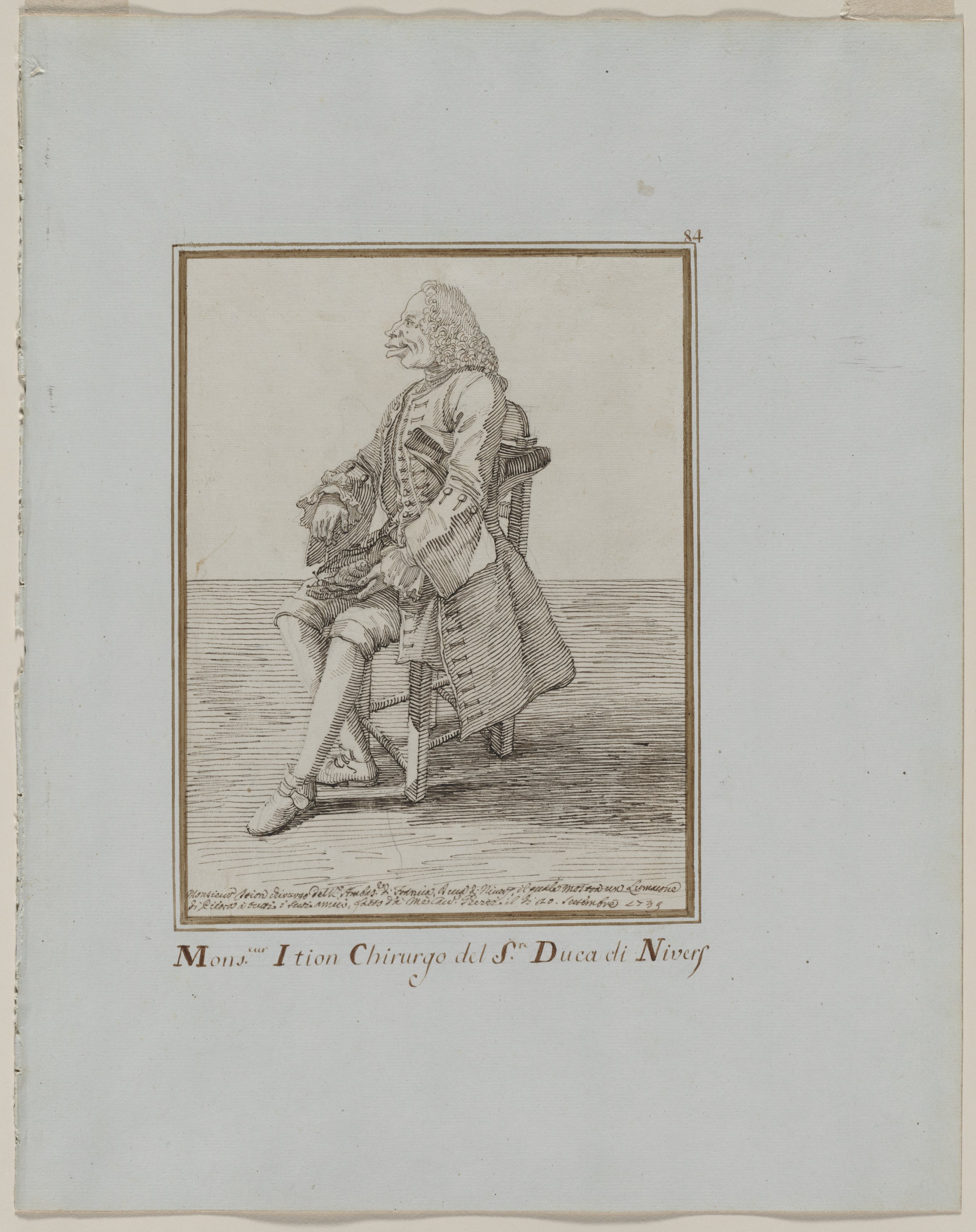 Pier Leone Ghezzi, Monsieur Ition Chirurgo del sre. Duca di Nivers