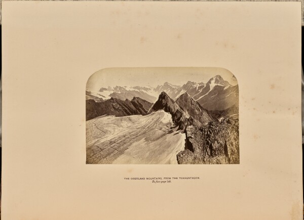 Ernest H. Edwards, The Oberland Mountains from the Torrenthorn