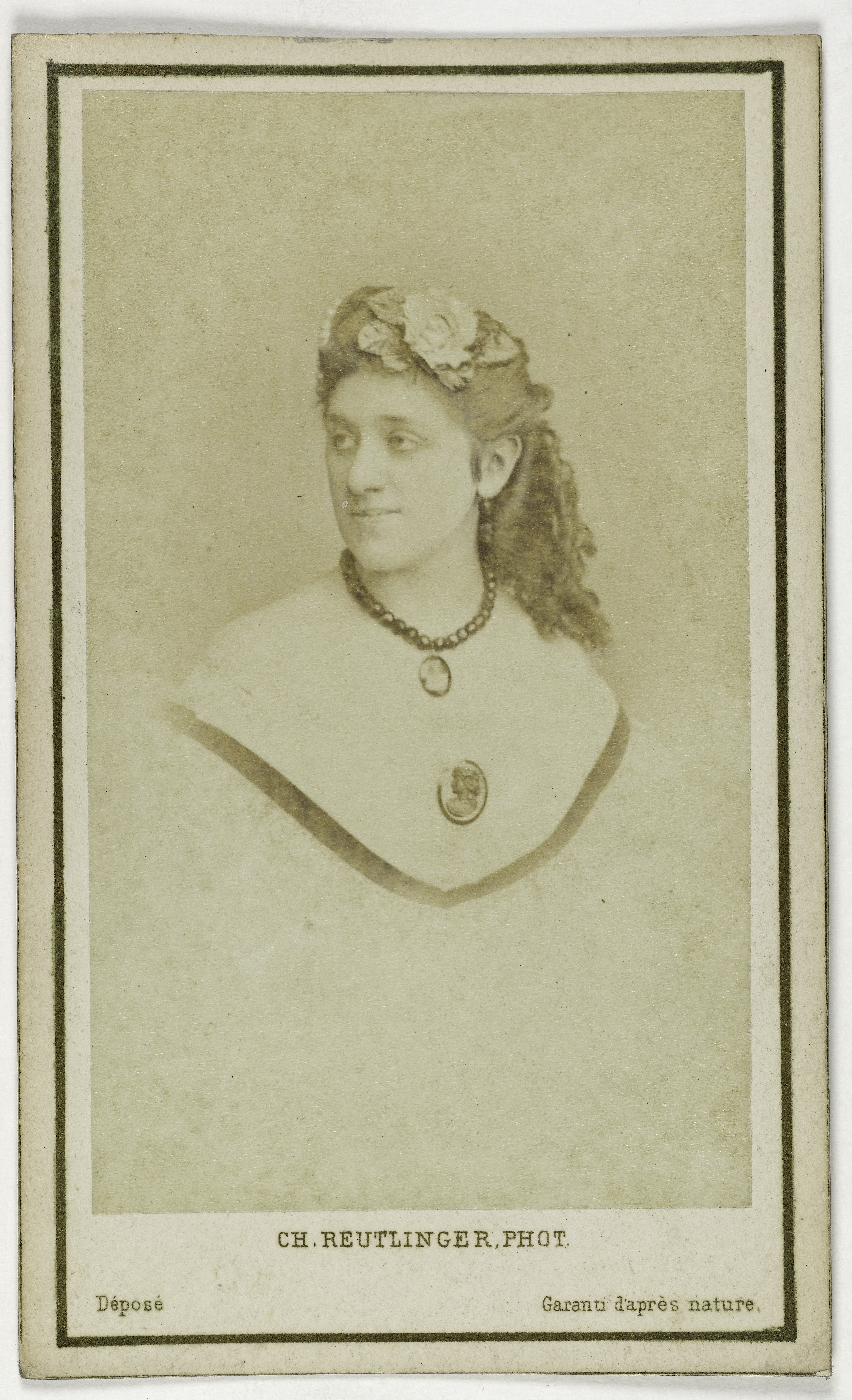 Charles Reutlinger, Portrait de Hebert, (actrice au théâtre du Vaudeville)