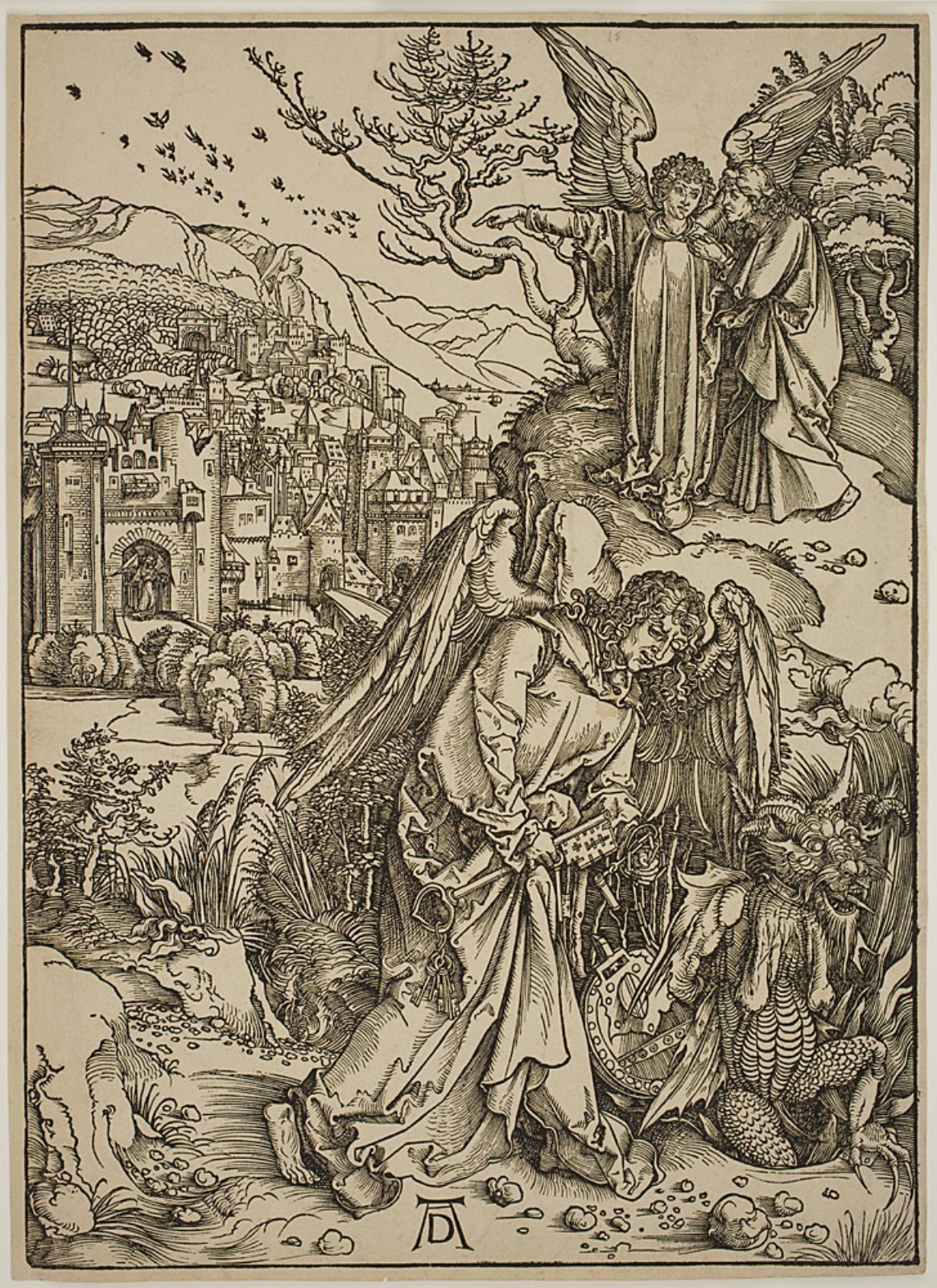 Albrecht Dürer, Englen viser Johannes det ny Jerusalem