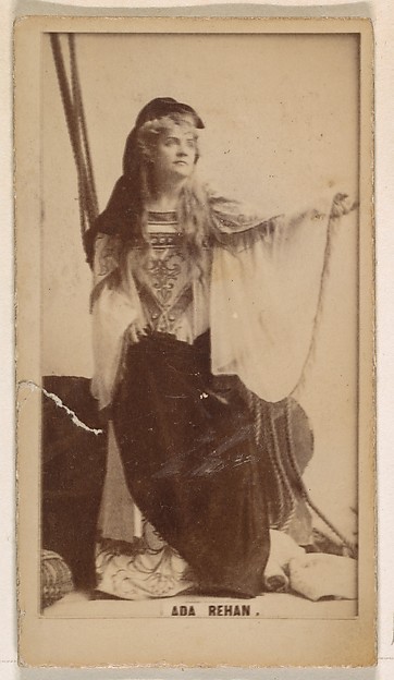 Kinney Brothers Tobacco Company, Ada Rehan, from the Actresses series (N245) issued by Kinney Brothers to promote Sweet Caporal Cigarettes