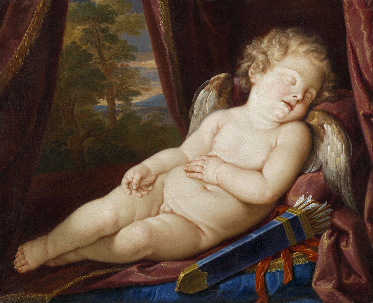 Elisabetta Sirani, L'Amour endormi