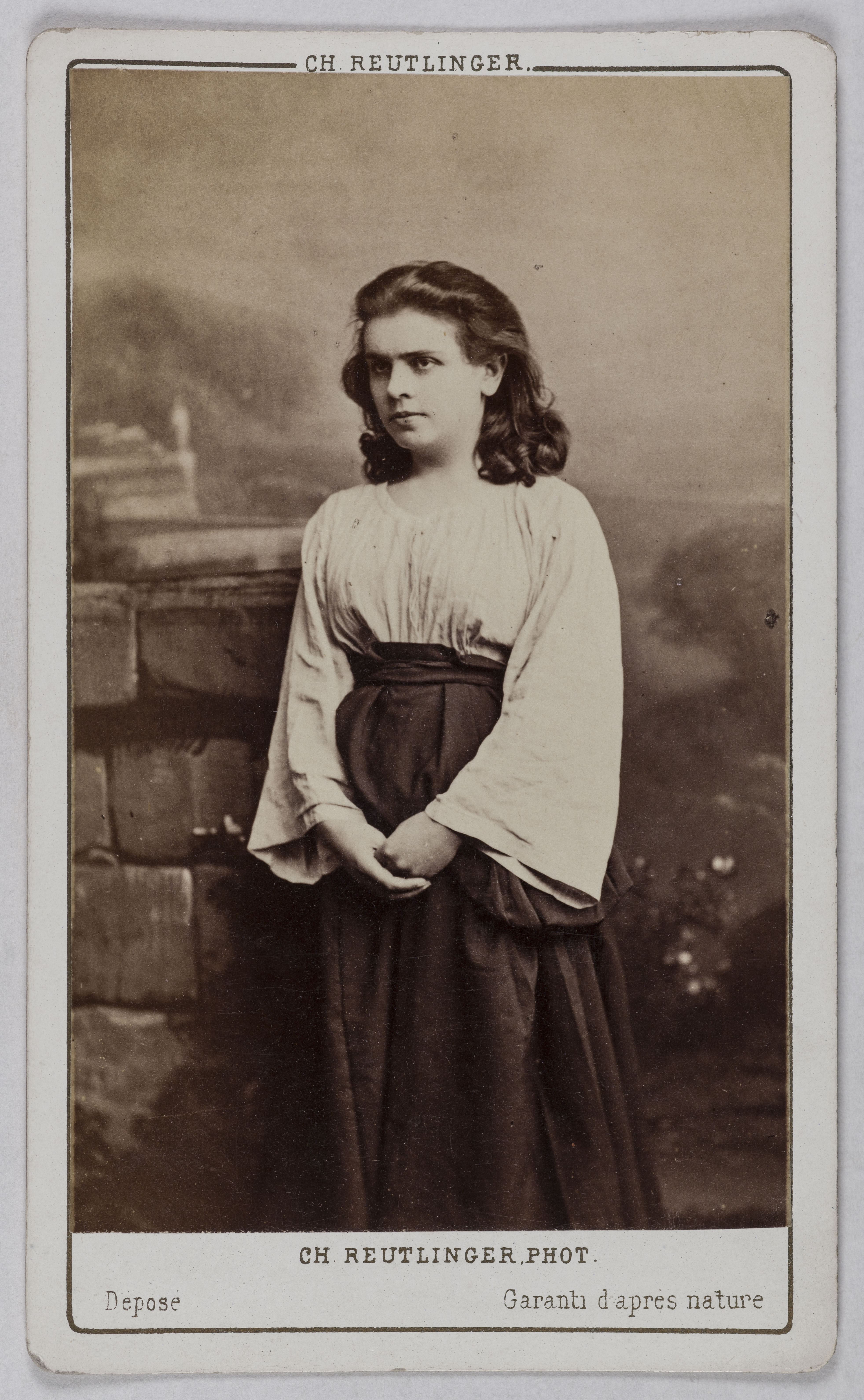 Charles Reutlinger, Portrait de Célestine Galli-Marié (née Marié, épouse Galli), (1840-1905), (chanteuse lyrique)
