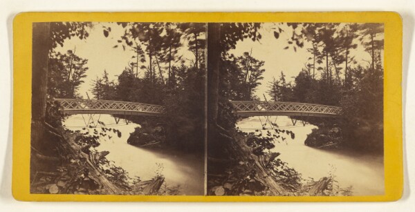 Edward and Henry T. Anthony & Co., Bridge from Goat Island to First Sister Island.