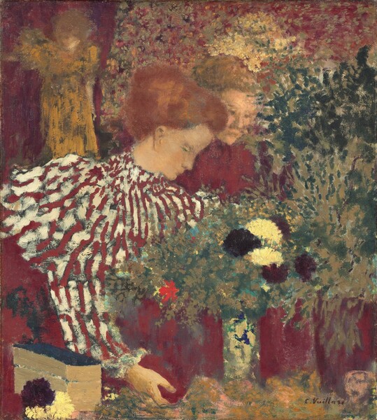 Edouard Vuillard, Woman in a Striped Dress