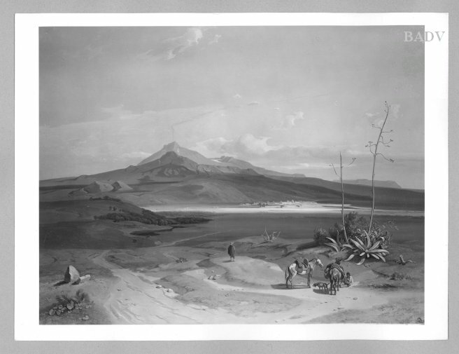 Leopold Rottmann, Landscape with Aetna