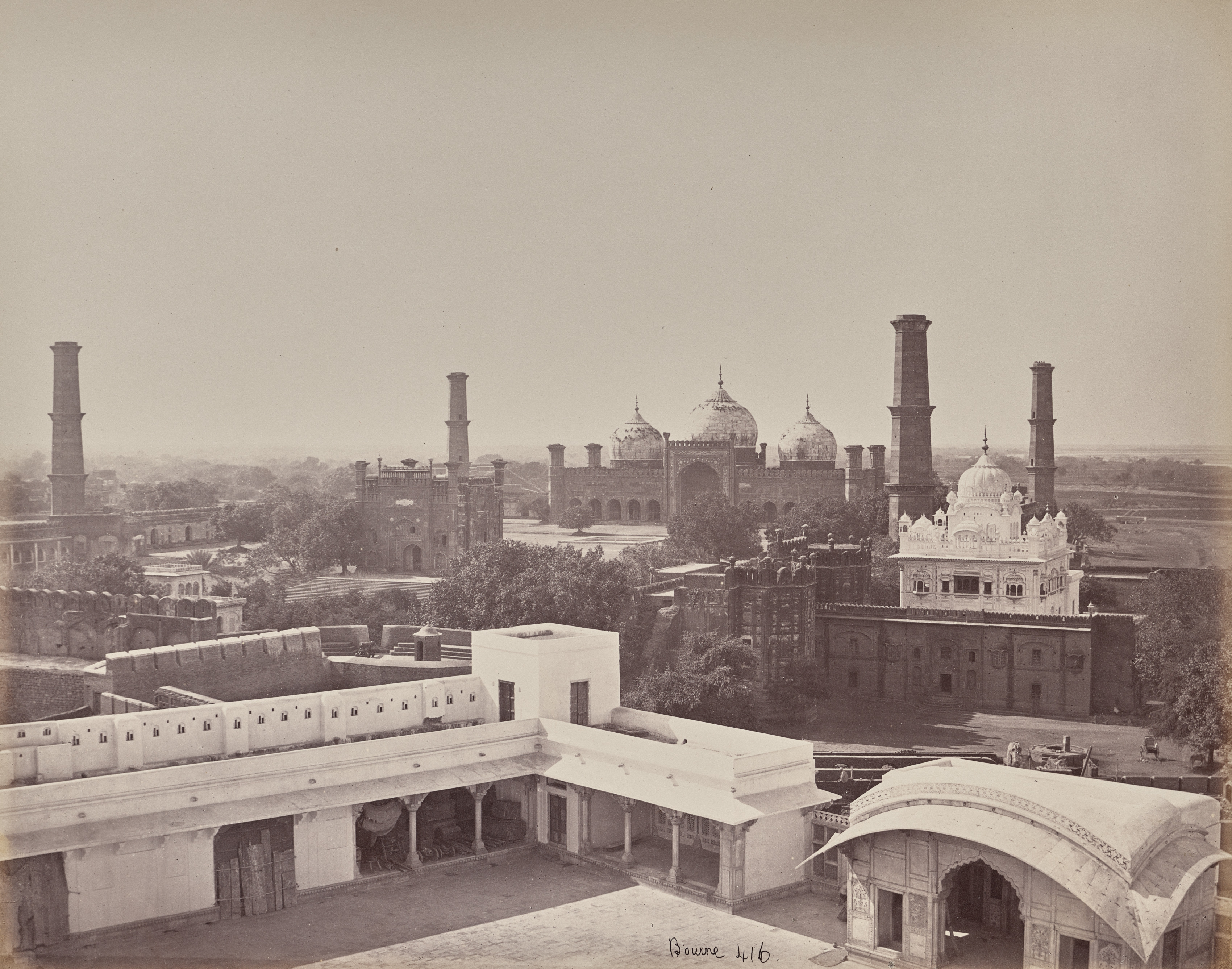 Samuel Bourne, View of the City of Lahore Taken from the Roof of the Palace in the Fort