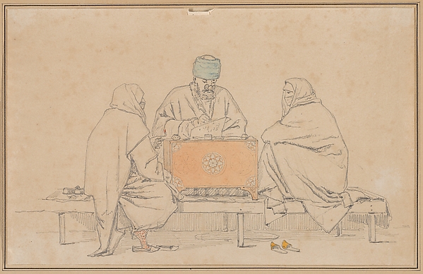 Martinus Rørbye, A Turkish Notary and Two Women
