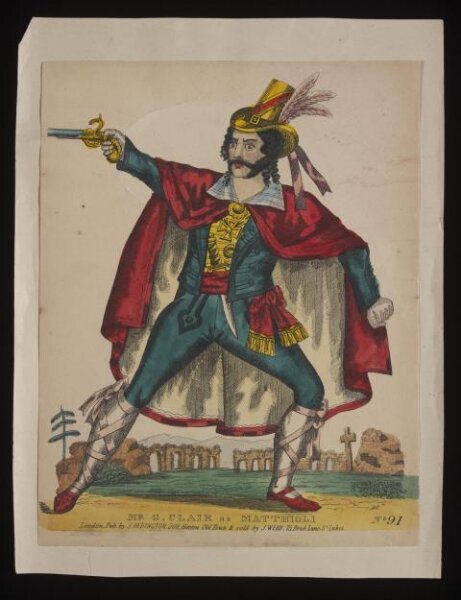 unknown, Mr G. Clair as Matthioli