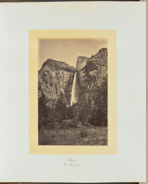 Carleton Watkins, Pohono. The Bridal Veil 900 ft.