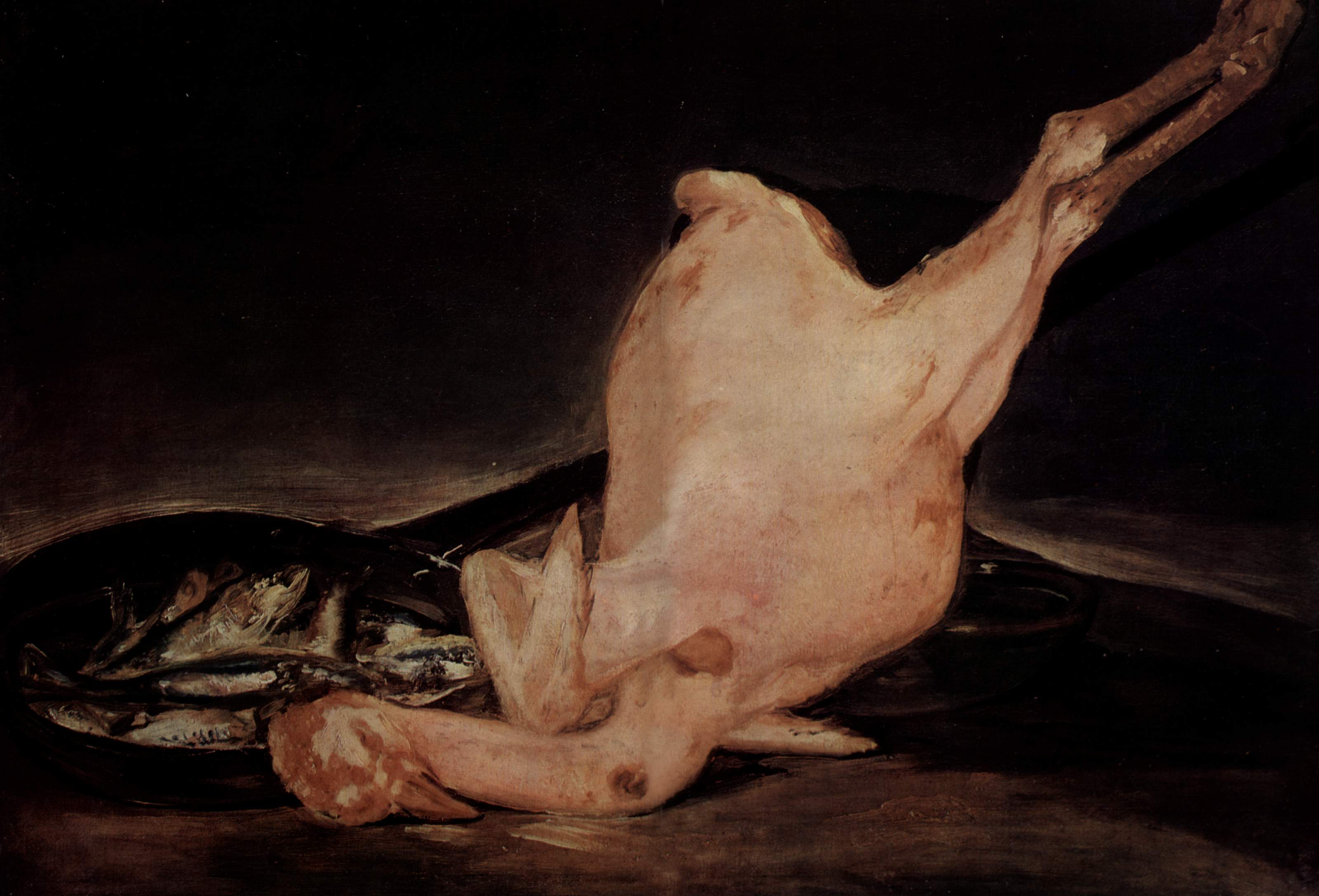 Francisco Goya, Plucked turkey