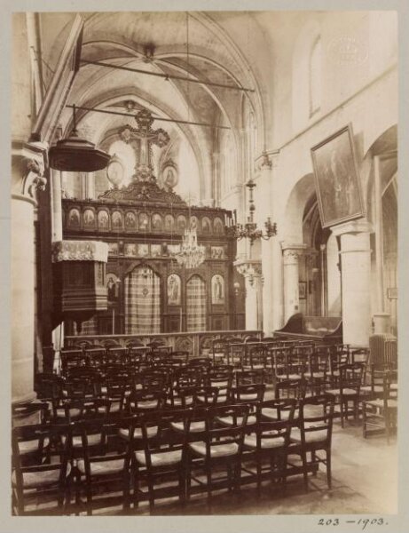 Atget, Jean-Eugène-Auguste, Church of St Le Pauvre, Paris, France