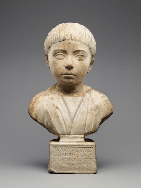 Unknown, Portrait Bust with Inscription