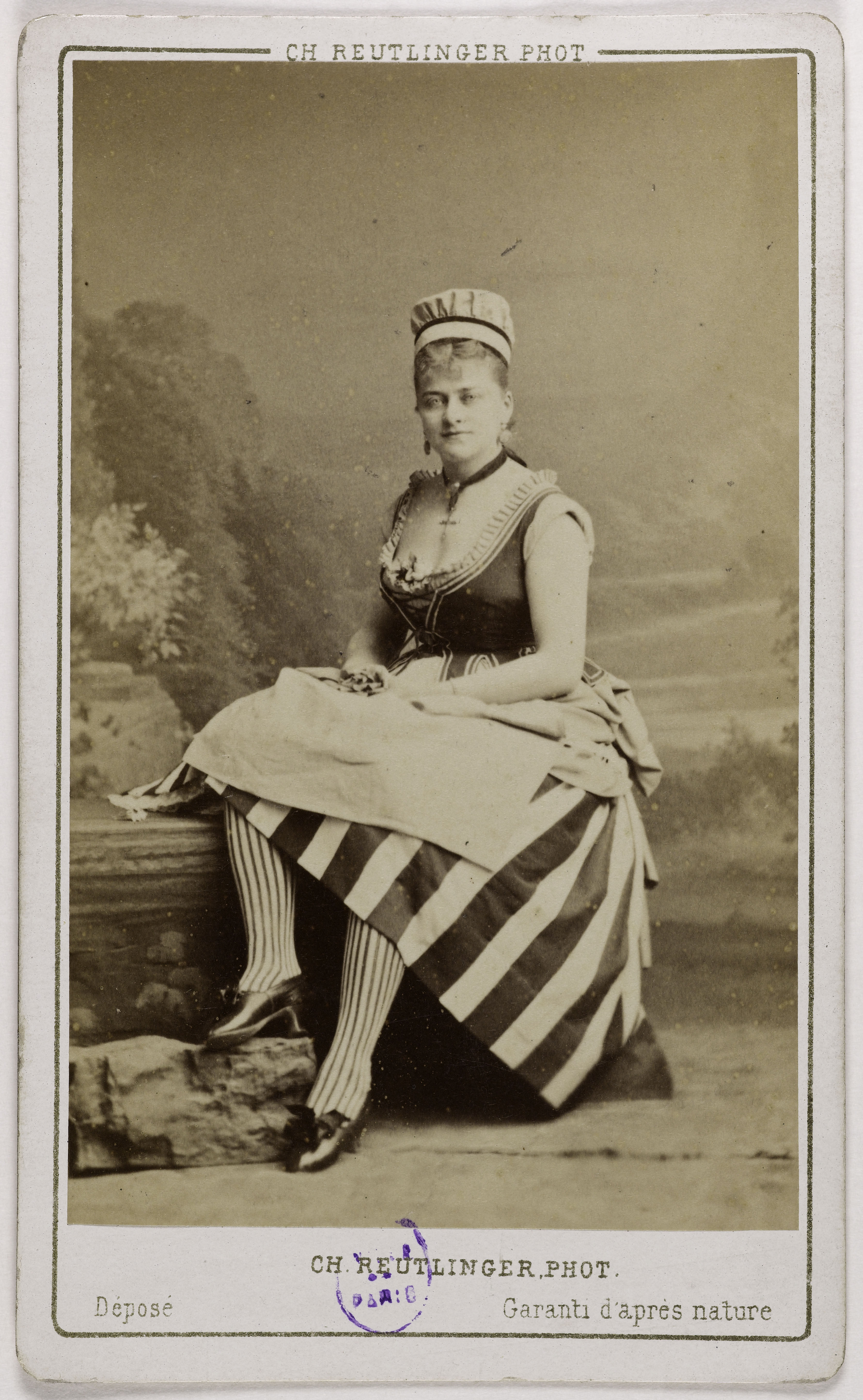 Charles Reutlinger, Portrait d'Amélie Bode (actrice)