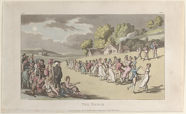 Thomas Rowlandson, The Dance, from "The Vicar of Wakefield"