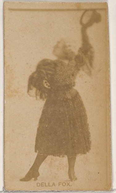 Allen & Ginter, Della Fox, from the Actors and Actresses series (N45, Type 8) for Virginia Brights Cigarettes