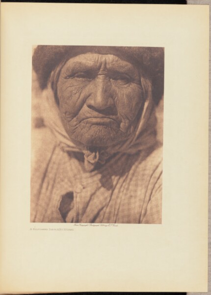 Edward S. Curtis, A Southern Diegueño Woman