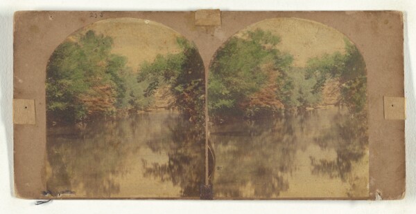 New York Stereoscopic Company, View near Philadelphia. On the Wissahicon [sic].