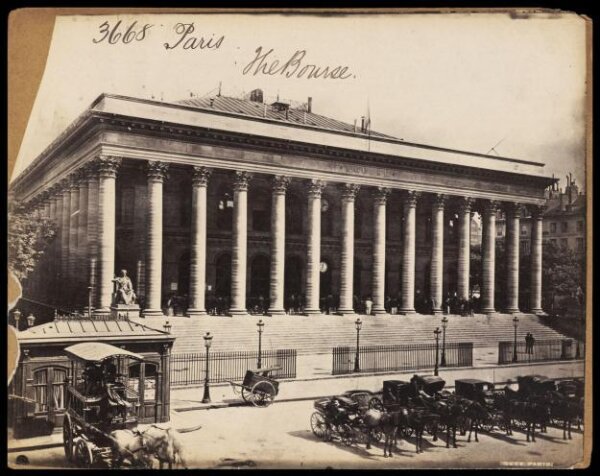 Francis Frith, Paris.  The Bourse