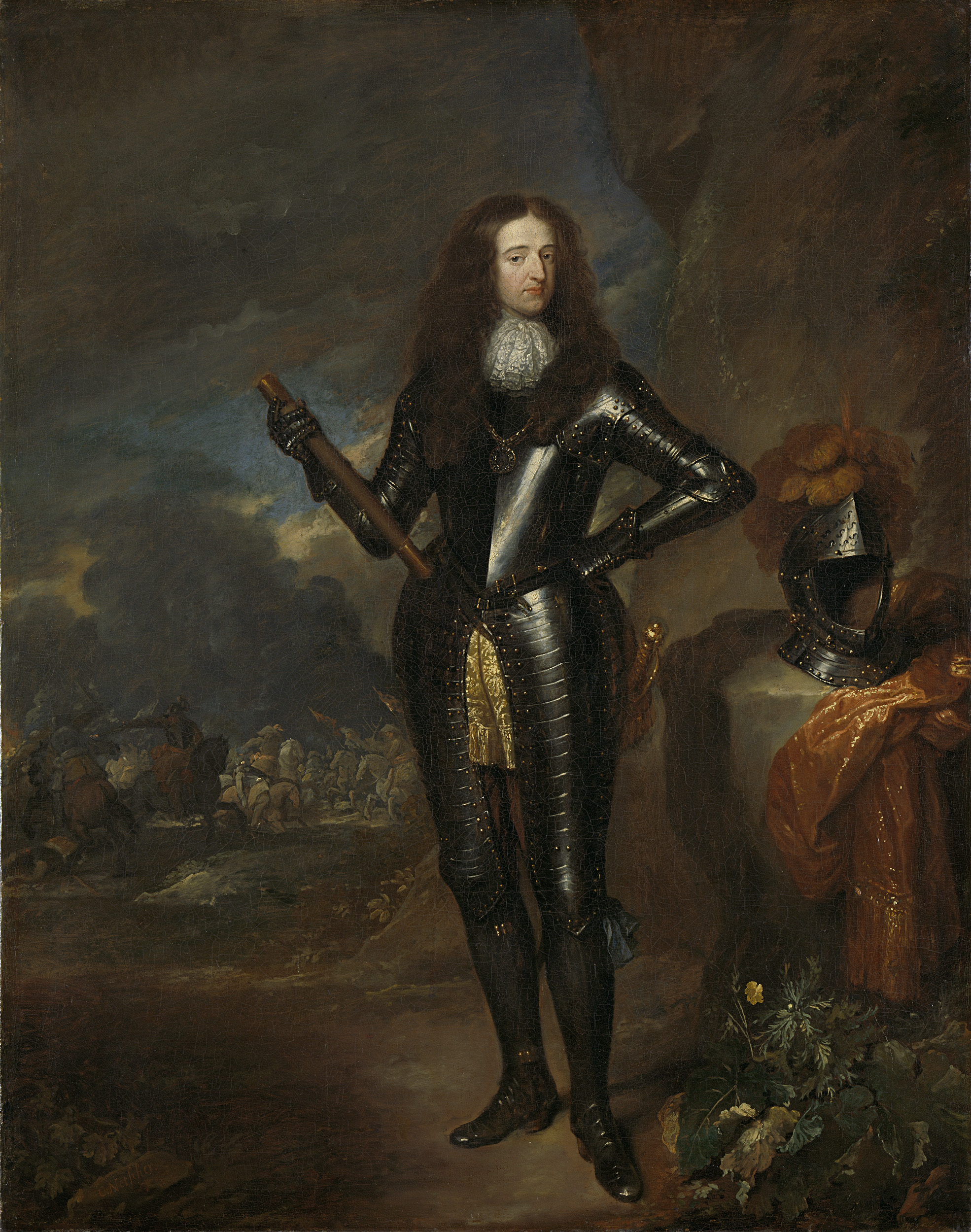 Caspar Netscher, William III (1650-1702), Prince of Orange and since 1689, King of England