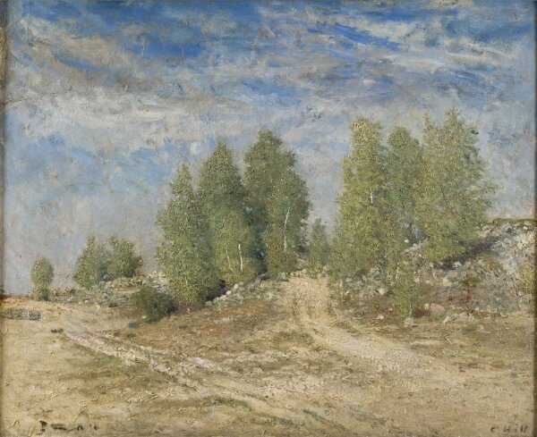 Carl Fredrik Hill, Grusbacke