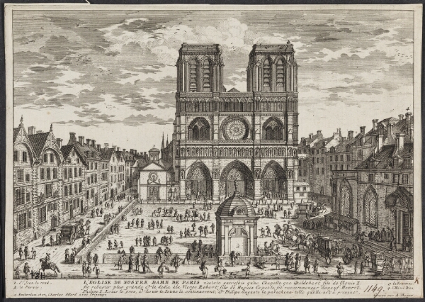 Aldert Meyer, Prospekt af Notre-Dame i Paris (L'Eglise de Nostre Dame de Paris...)