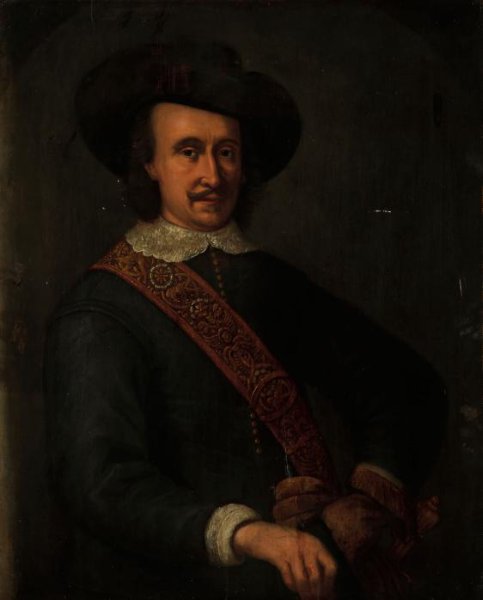 anonymous, Portrait of Cornelis van der Lijn, Governor-General of the Dutch East Indies