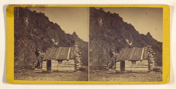 A. J. Russell, [View on the Line of the Pacific R.R./"Hotel de Chine"]