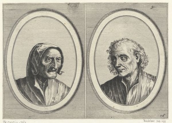 Doetechum, Johannes of Lucas van, (printmaker), Foockel Frons-Muyl and Pietje Hard-loop