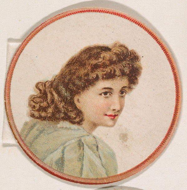 Kinney Brothers Tobacco Company, Portrait of woman, from the Novelties series (N228, Type 2) issued by Kinney Bros.