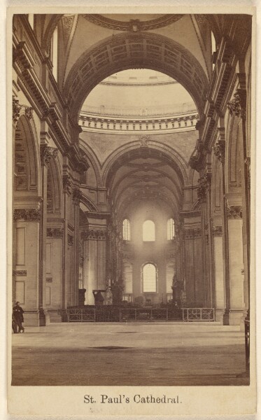 George Washington Wilson, St. Paul's Cathedral [interior]