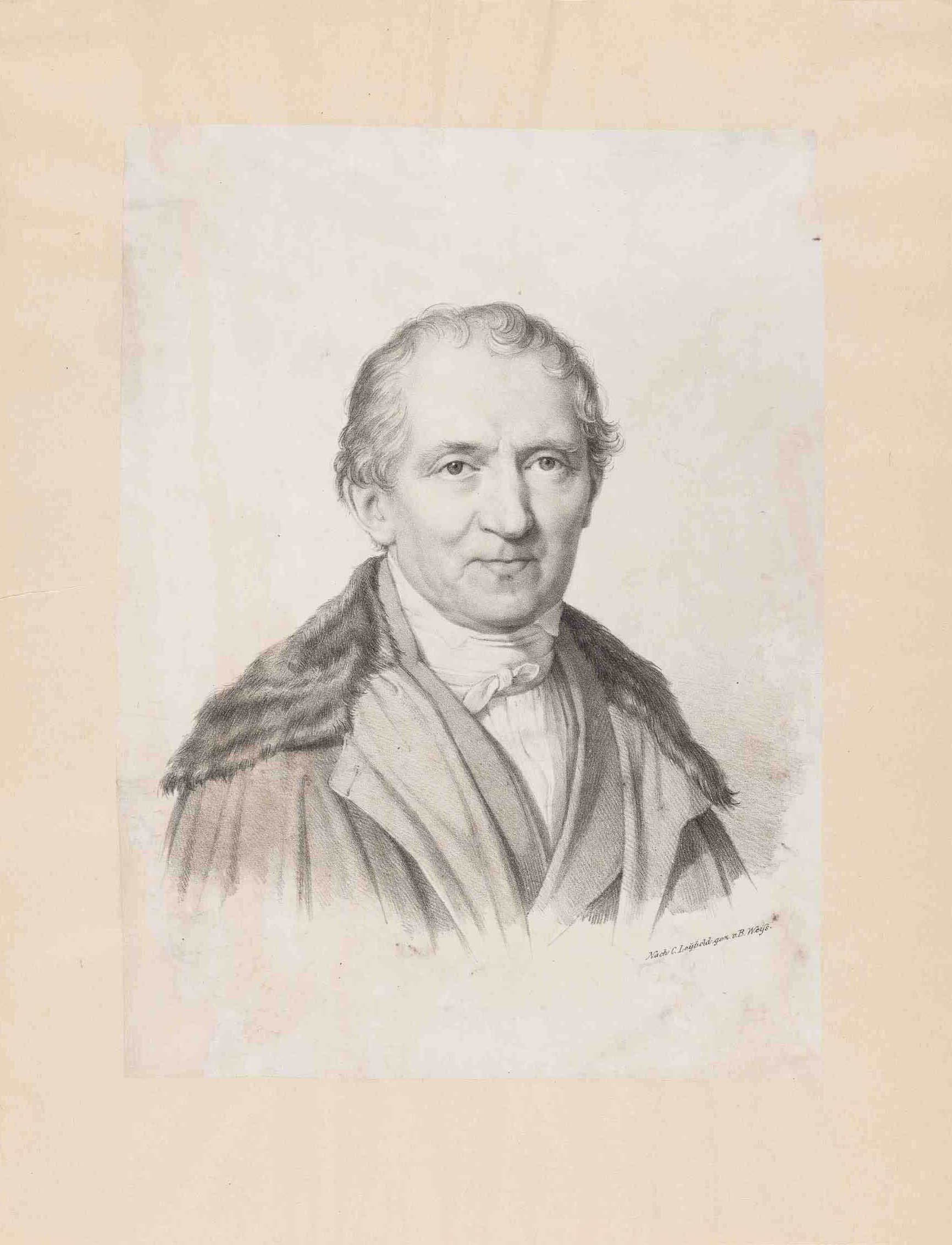 Bonaventura Weiss, Bildnis Johann Friedrich Steinkopf