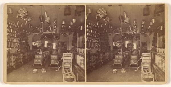 Unknown, [Interior of a general store]