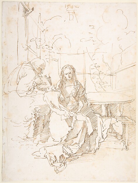 Albrecht Dürer, The Holy Family in an Enclosed Garden