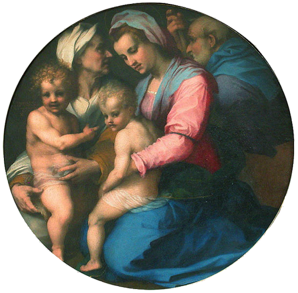 Andrea del Sarto, Madonna and Child with St. Elisabeth and the Infant St. John
