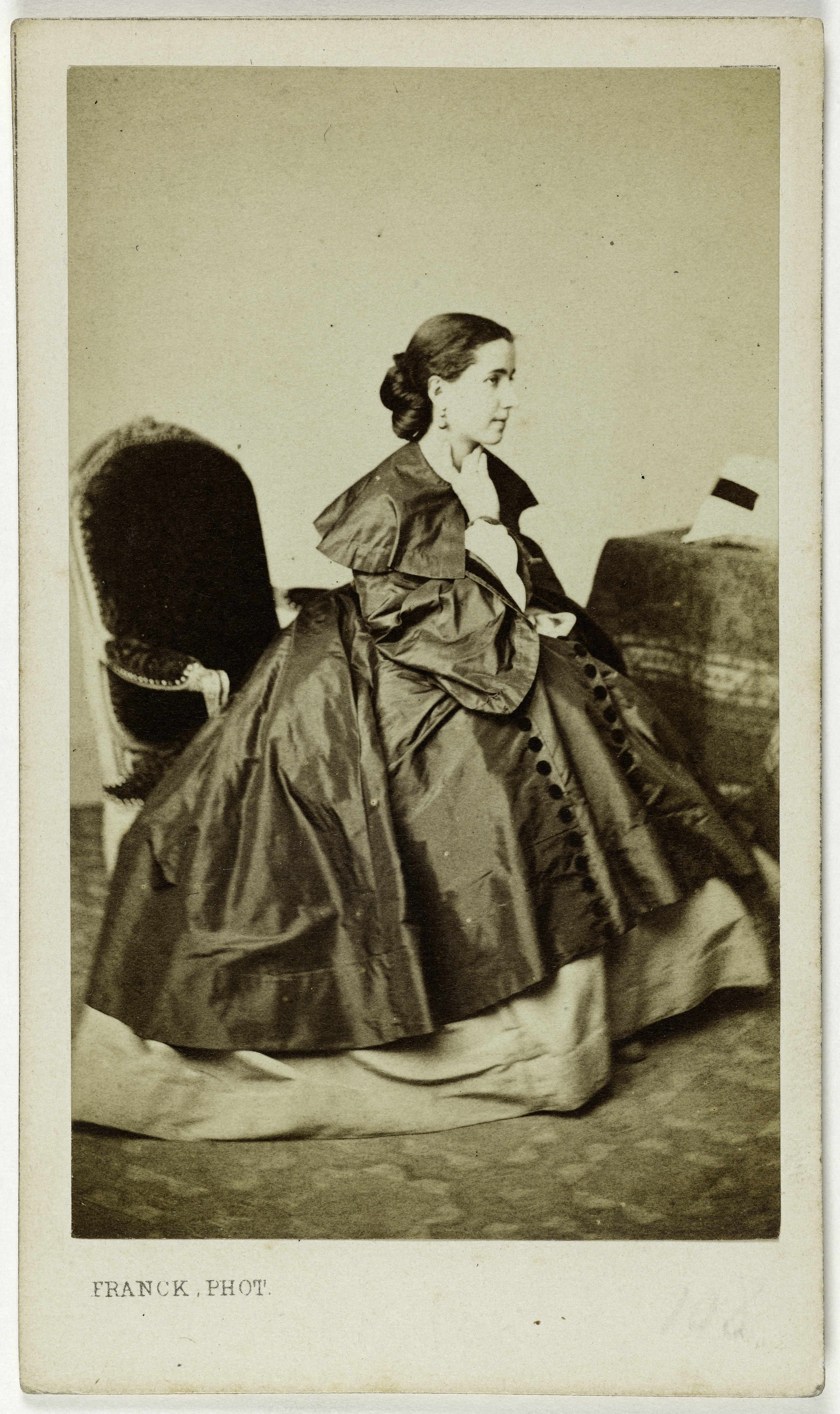Franck, Portrait de Lafontaine Victoria, (née Valous), (1841-1918), (actrice)