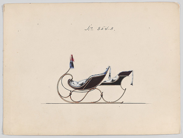 Brewster & Co., Sleigh with Rumble Seat # 3543
