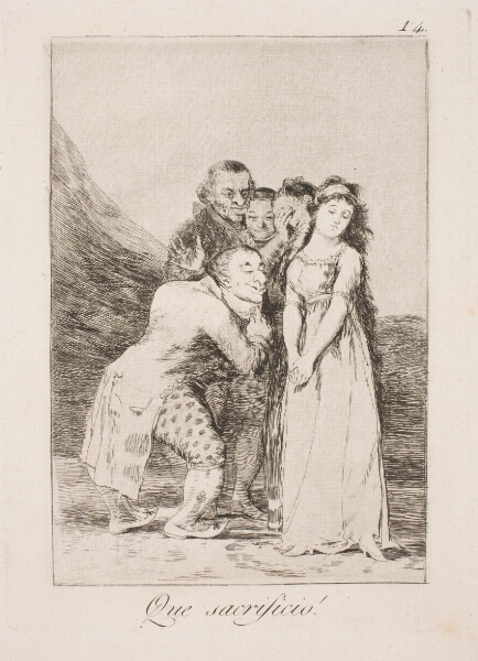 Francisco de Goya, Hvilket offer