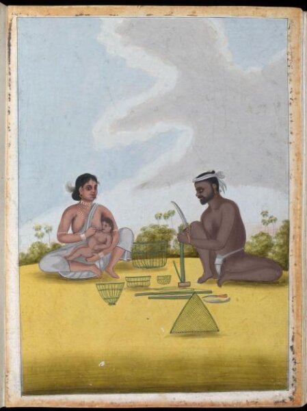 Unknown, A basket-maker and his wife