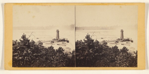 Edward and Henry T. Anthony & Co., Terrapin Tower and Horse Shoe Fall, from Goat Island.