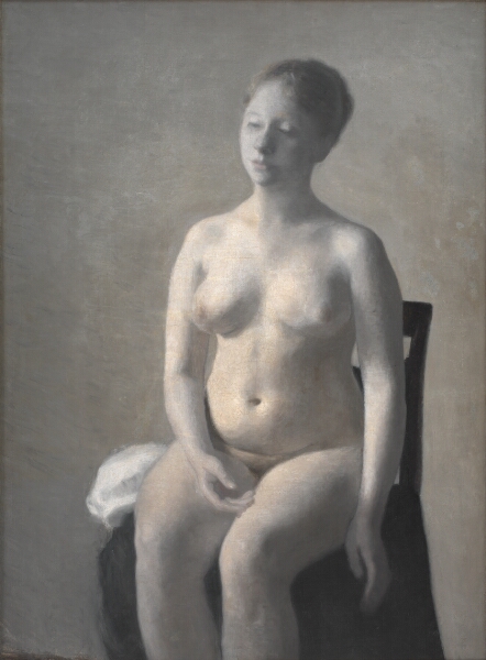 Vilhelm Hammershøi, Nøgen kvindelig model