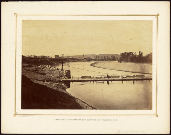 Alexander Gardner, [View on the Big Blue River, Kansas]
