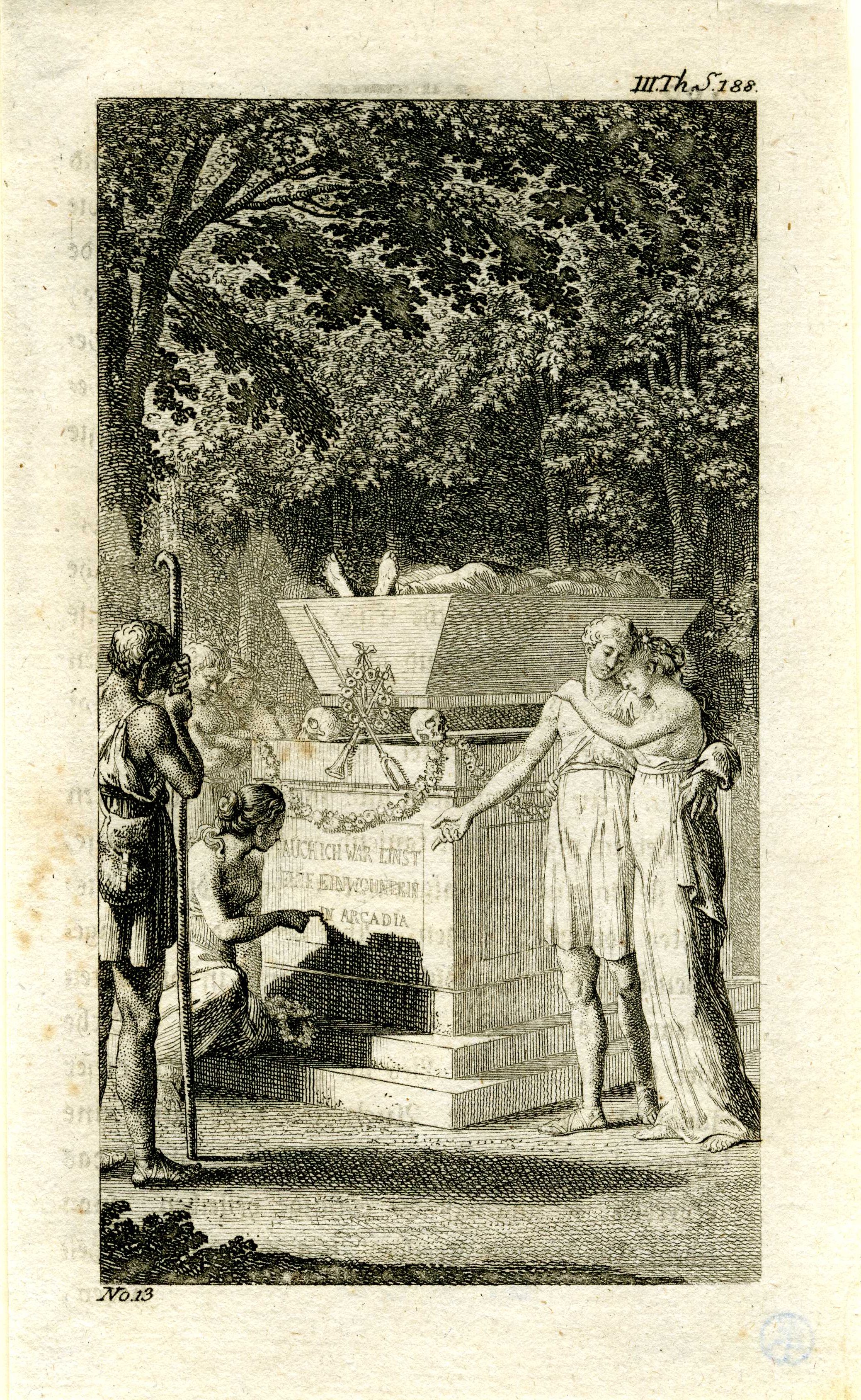 Daniel Nikolaus Chodowiecki, Grafik "Auch ich war einst eine Einwohnerin in Arkadia"