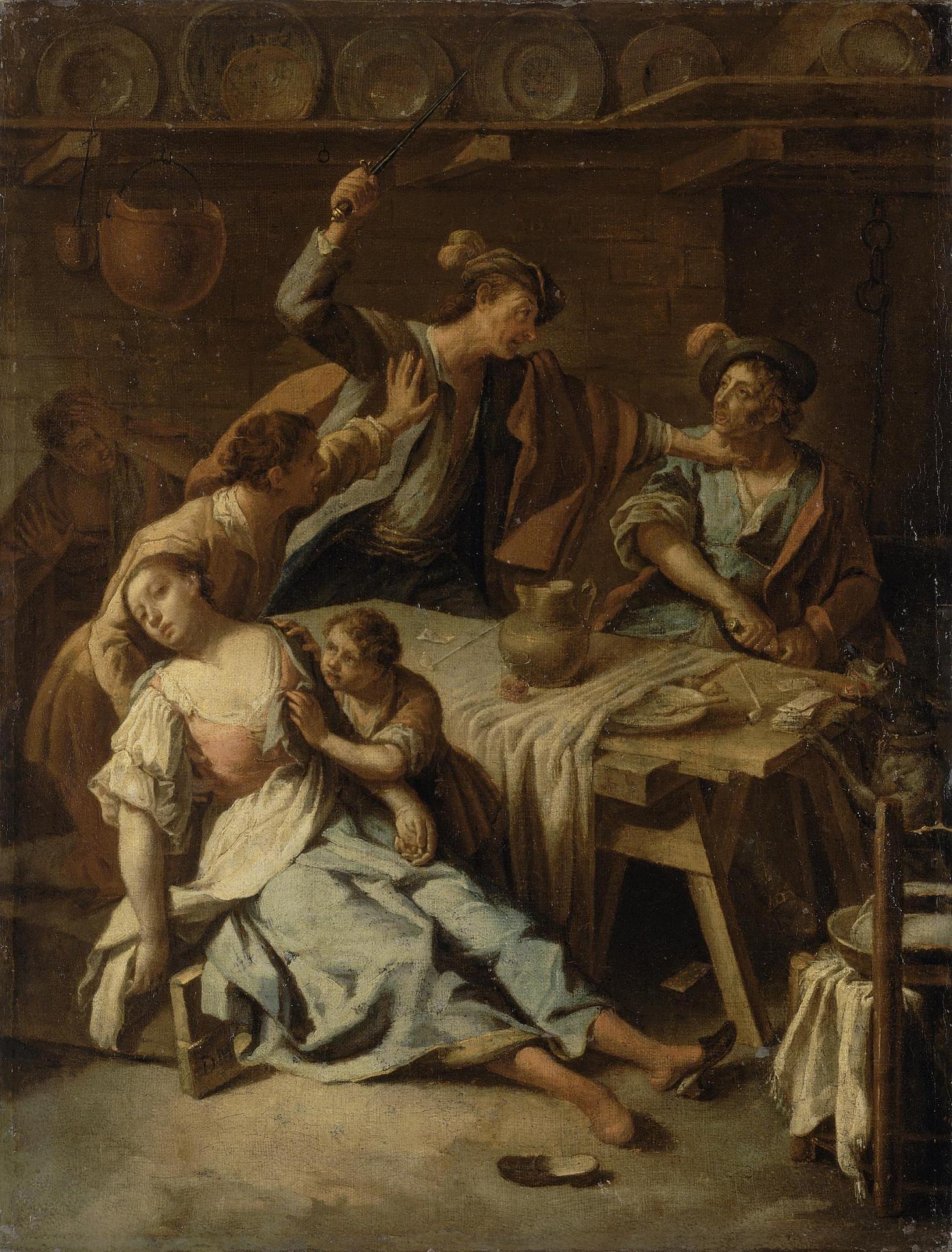 Domenico Maggiotto, Quarrel of Gamblers