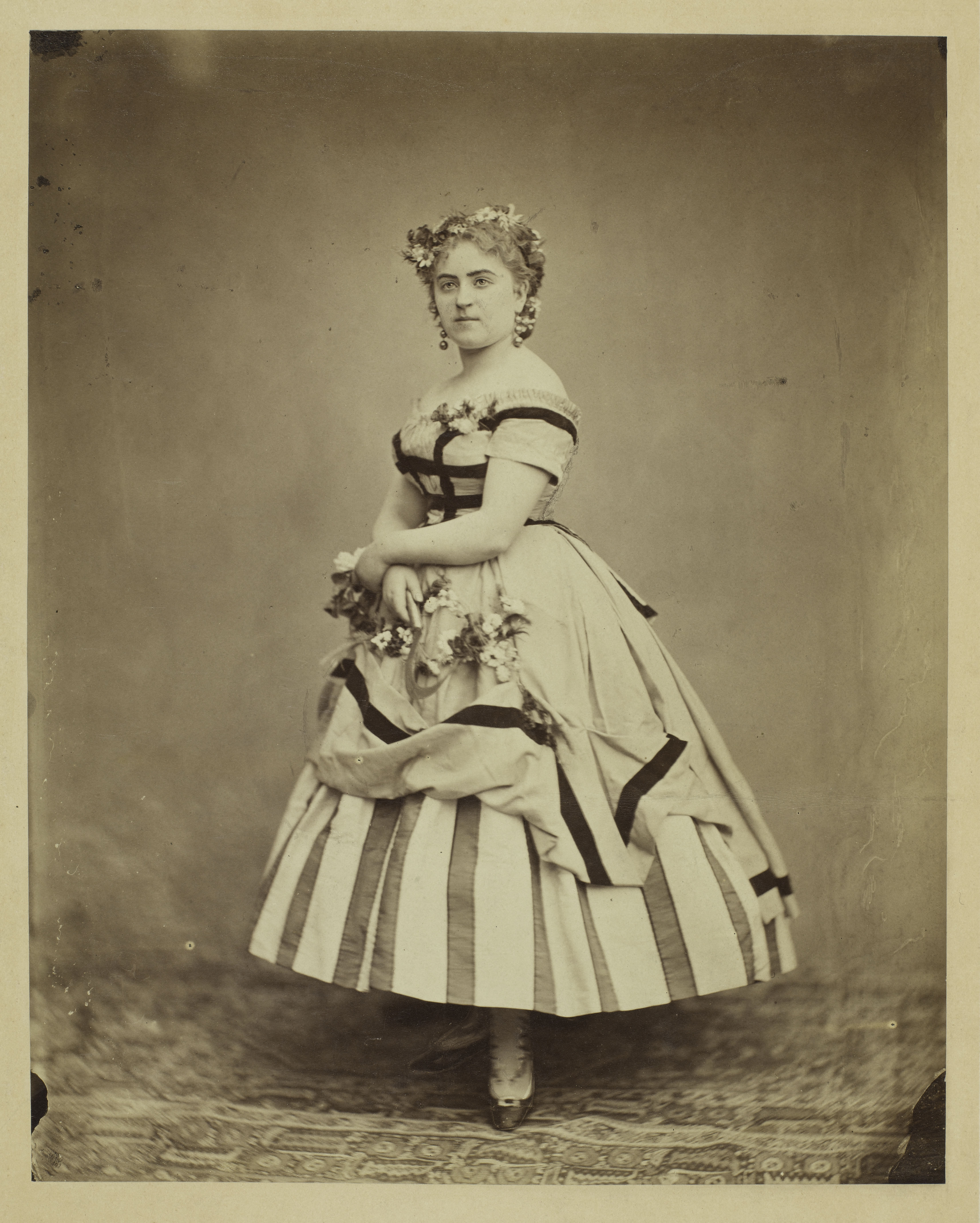 Anonyme, Portrait de l'actrice Blanche Pierson (1842-1919).
